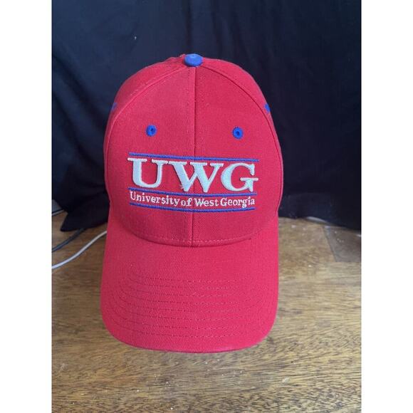 University Of West Georgia Strabback Adjustable Double Bar Hat Cap Rare The Game - Picture 1 of 5
